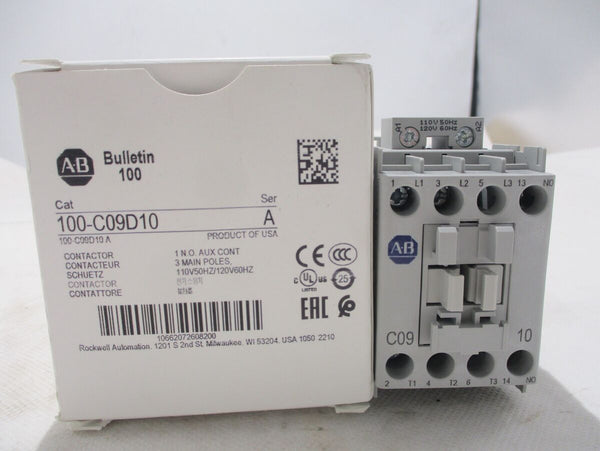 100-C09D10 New Allen Bradley IEC 9 A Contactor