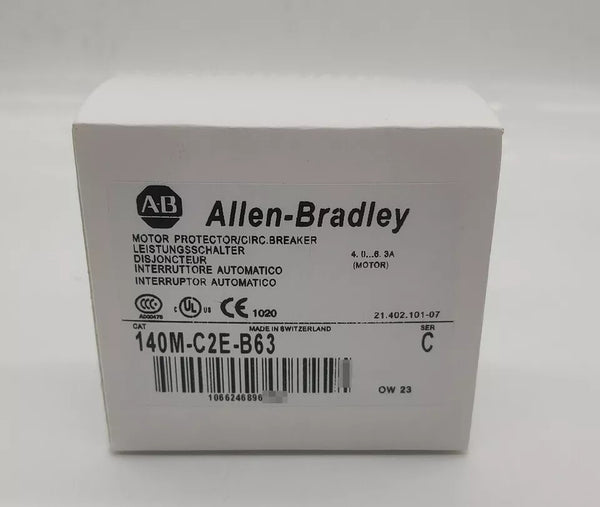 140M-C2E-B63 New Allen Bradley Motor Protector Circuit Breaker